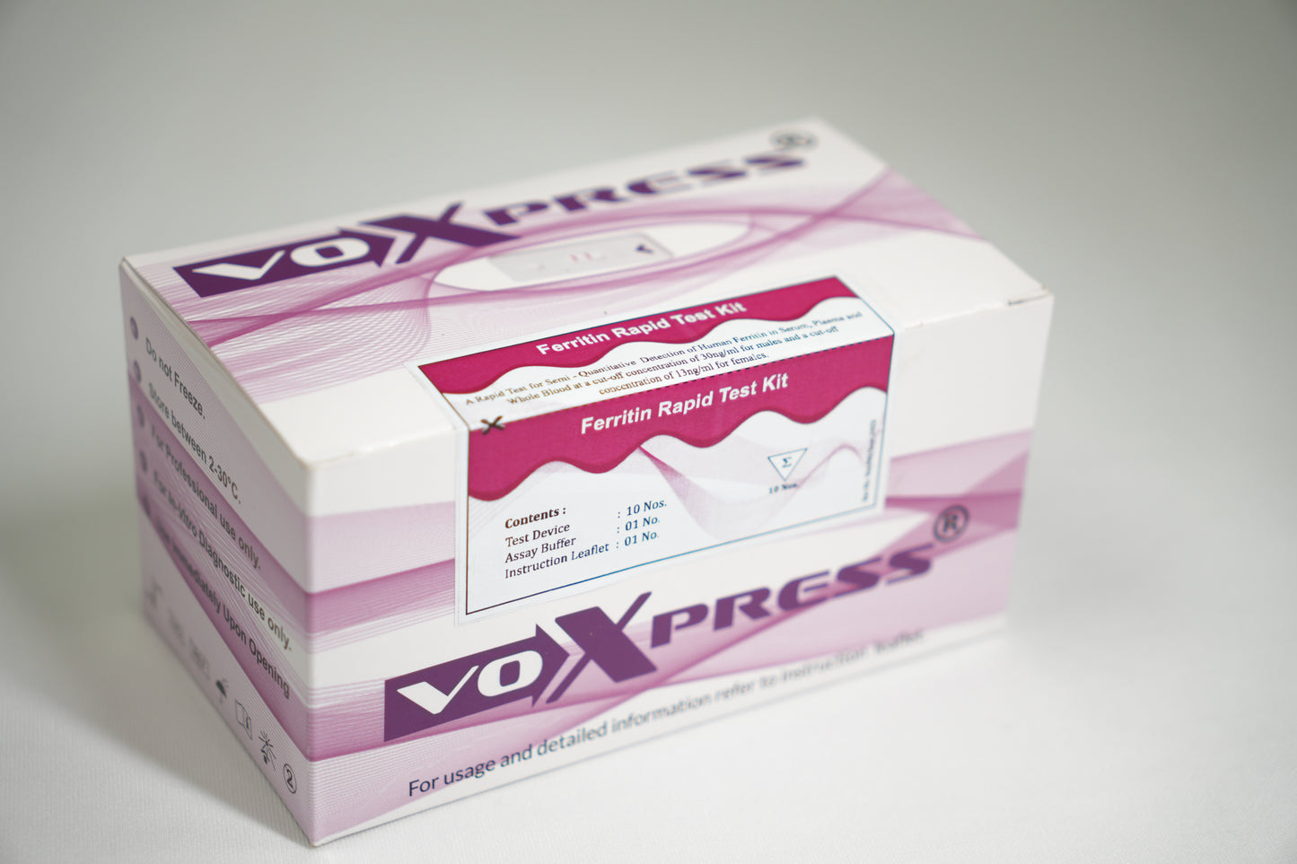 Voxpress Ferritin Semi-Quantitative Rapid Test
