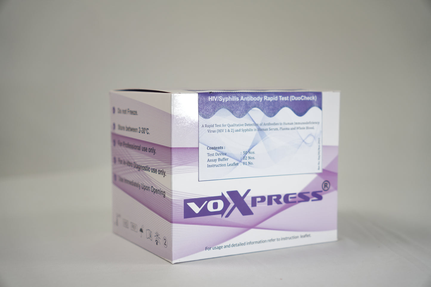 VoxPress HIV/Syphilis Antibody Detection Test