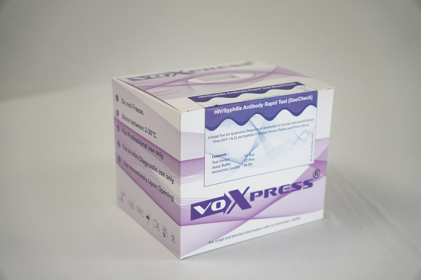 VoxPress HIV/Syphilis Antibody Detection Test