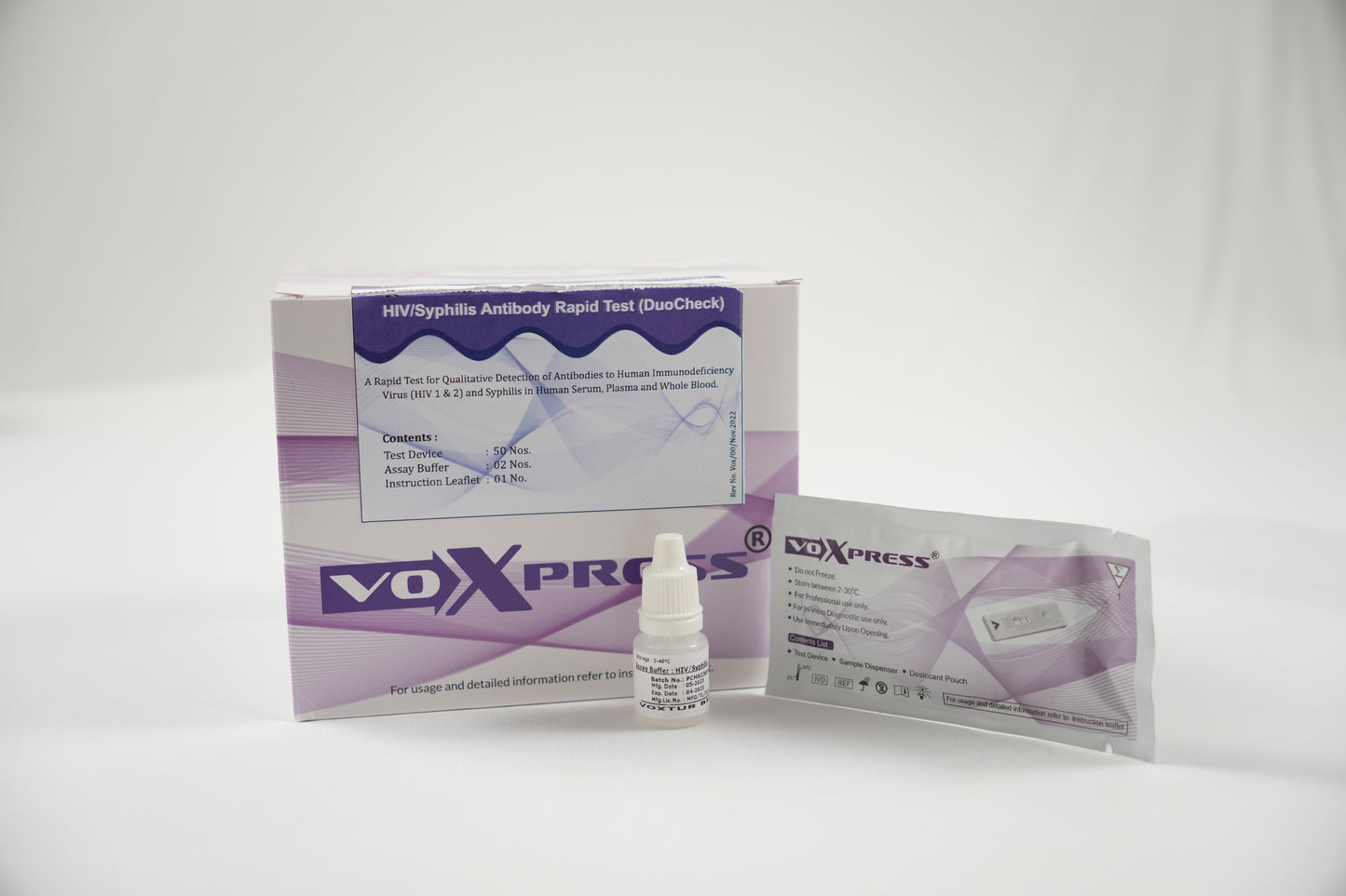 VoxPress HIV/Syphilis Antibody Detection Test